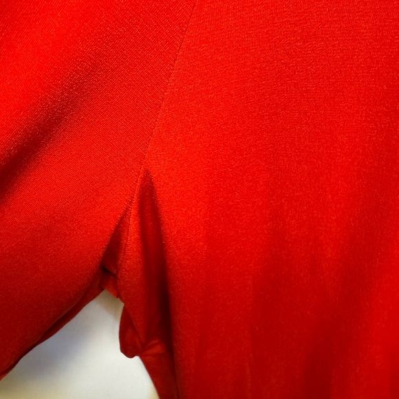 Liz Claiborne Vibrant Red Blouse - Picture 4 of 7